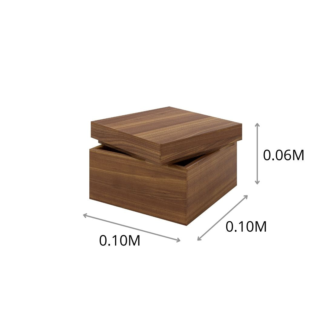 ALHAJERO C/TAPA SPS 0.10X0.06X0.10M 0.1 X 0.06 X 0.1 M