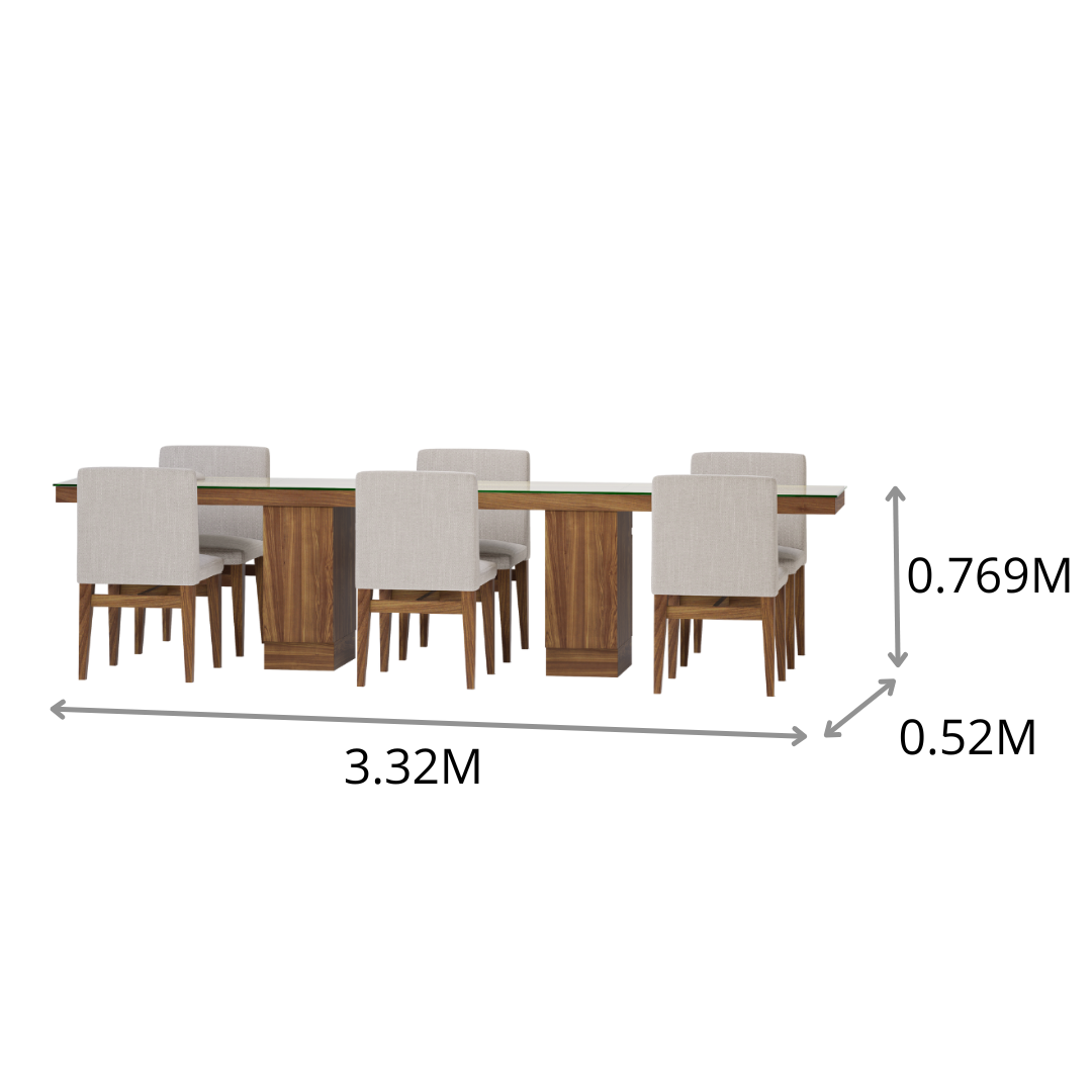BARRA MANICURE KAN 3.32X0.76X0.52M