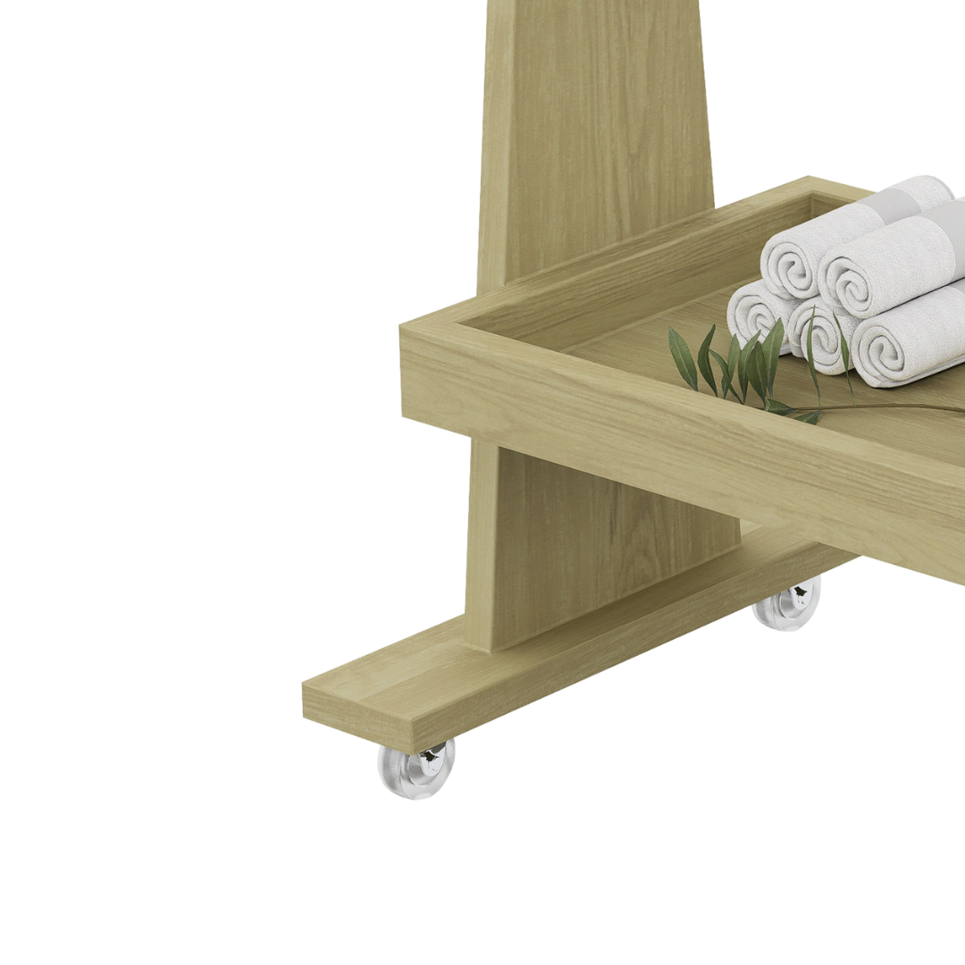 CARRITO AUX TERAPEUTA ECO 0.60X0.75X0.38M