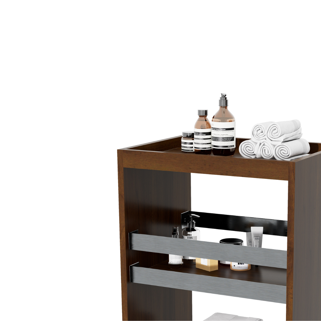 CARRITO AUX TERAPEUTA FOLIE 3 NIVELES 0.70X0.75X0.40M