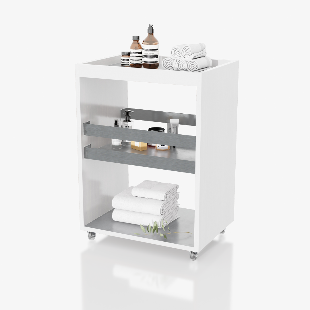 CARRITO AUX TERAPEUTA FOLIE 3 NIVELES 0.55X0.76X0.40M