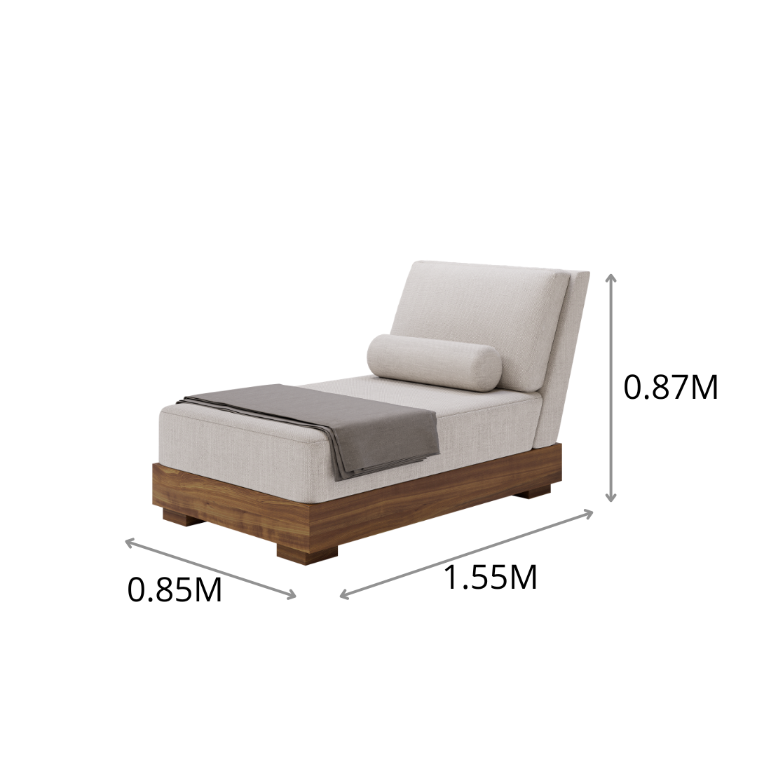 CHAISE KASS 0.85x0.87x1.55M