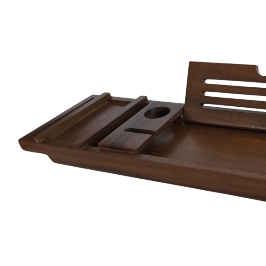 CHAROLA DE TINA CON VELA 0.95 X 0.05 X 0.25 M