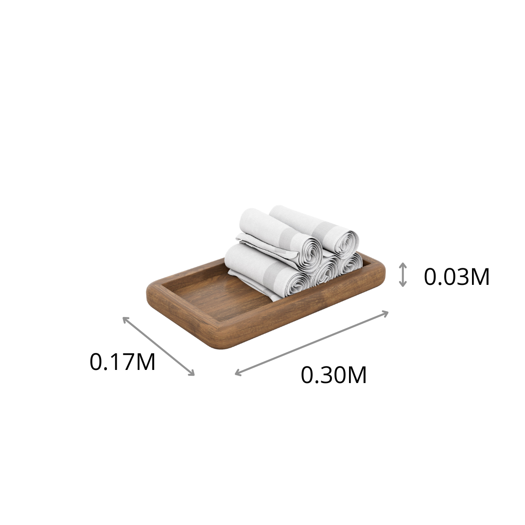 CHAROLA RECT LE ST 0.30X0.03X0.17M