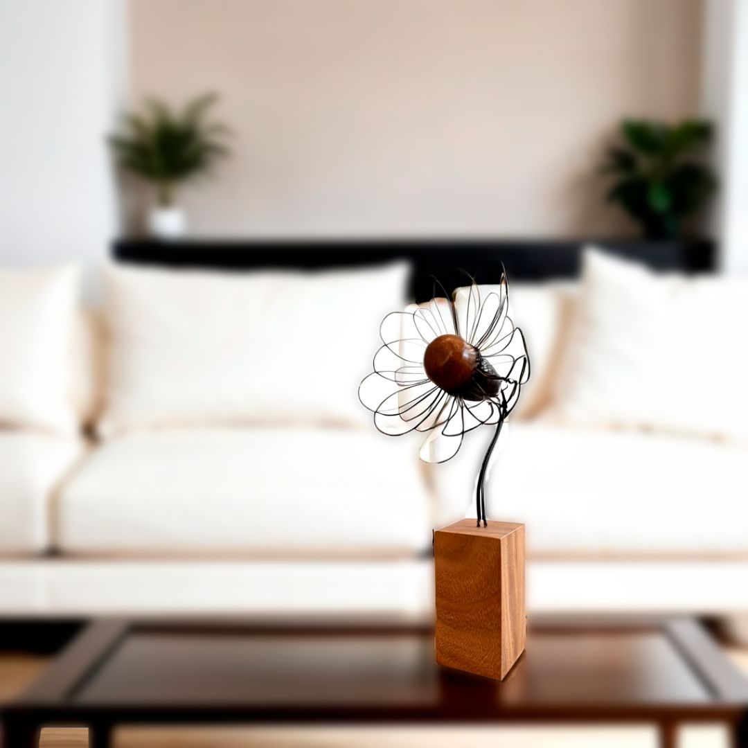 ESCULTURA DE MESA FLOR B