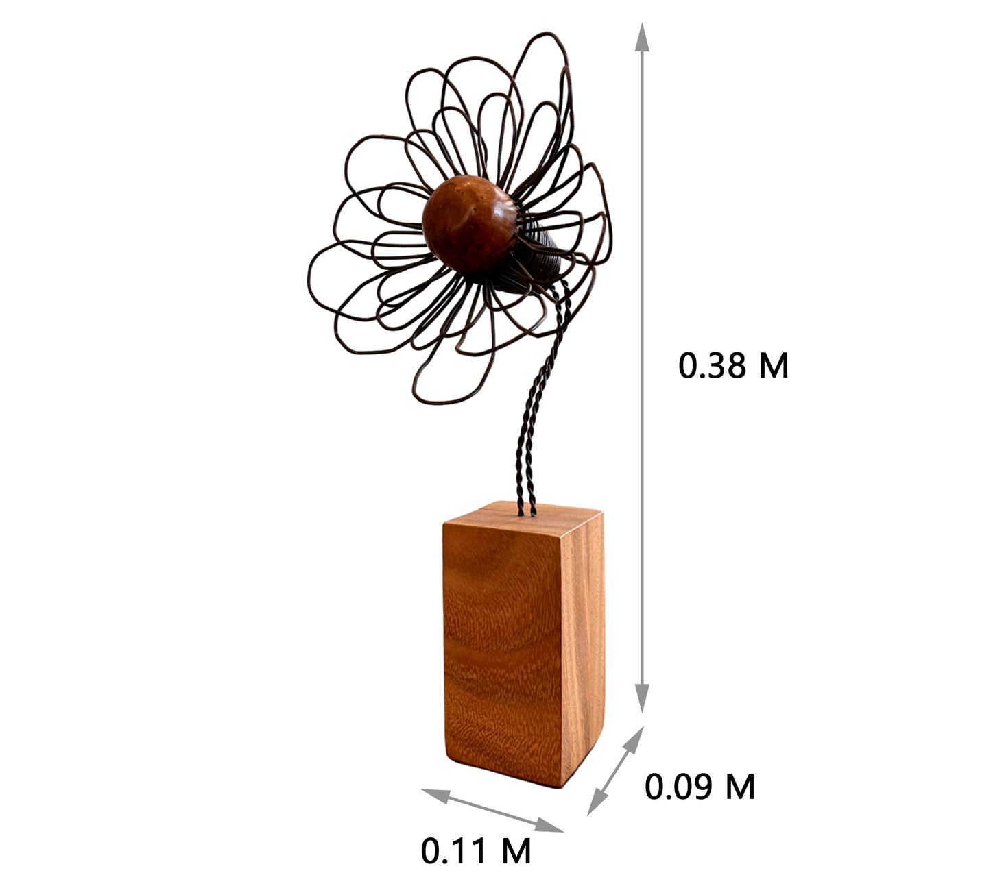 ESCULTURA DE MESA FLOR B