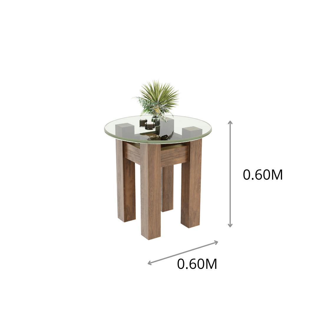 MESA AUX POLINES REDONDA 0.60 DIAM X0.60M