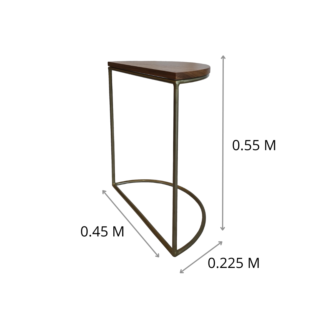 MESA DE LADO BAJA HUIPIL PZA 2/2 0.45 X 0.55 X 0.225 M