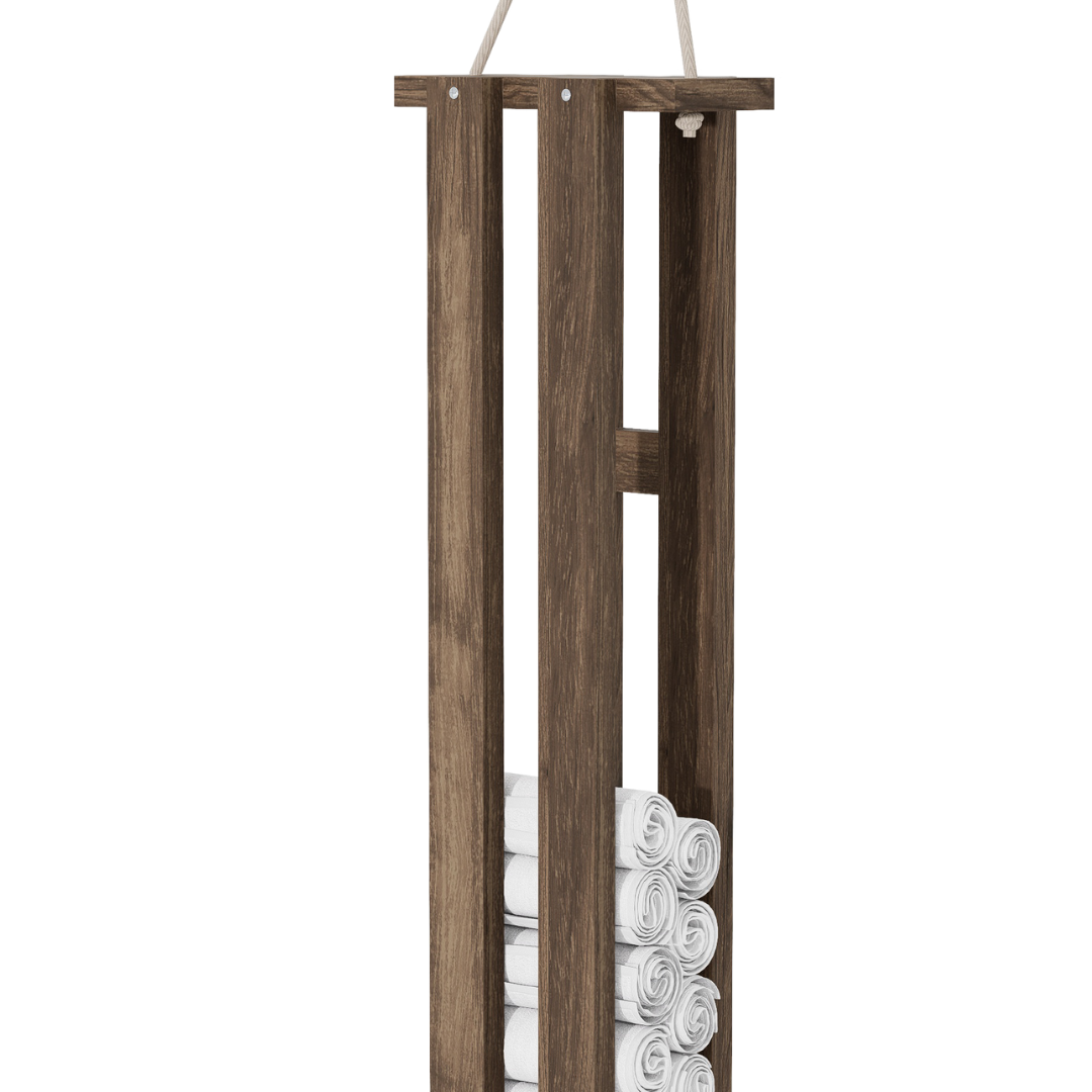 TOALLERO DE PARED L LINEA RUSTIK 0.30X1.25X0.17M