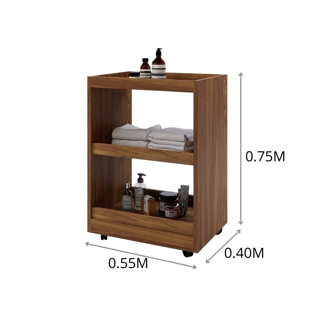 CARRITO AUX SPS TERAPEUTA 3 NIVELES 0.55X0.75X0.40M