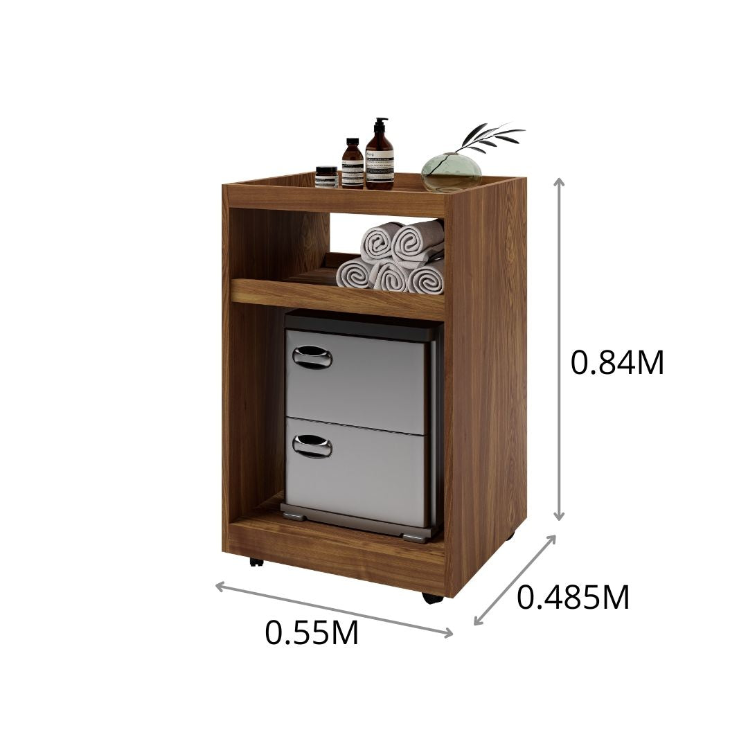 CARRITO AUX TOALLAS 3 NIVELES P/HOT CABIN DBL SPS 0.55 X 0.84 X 0.485 M