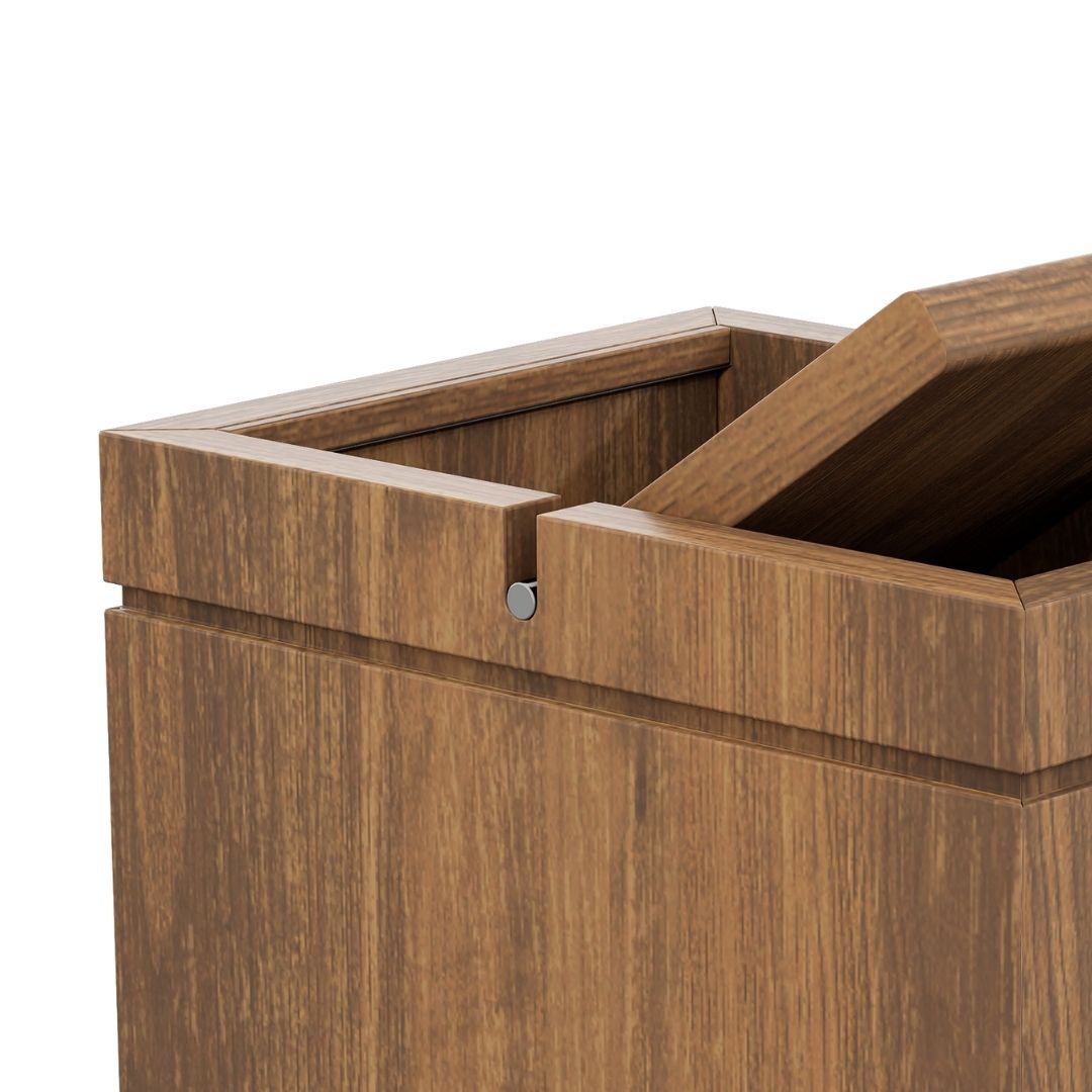 PAPELERA TAPA GIRATORIA SPS 0.29 X 0.43 X 0.22 M