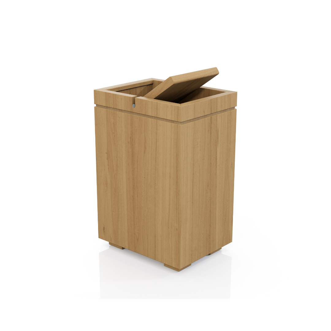 PAPELERA TAPA GIRATORIA SPS 0.29 X 0.43 X 0.22 M