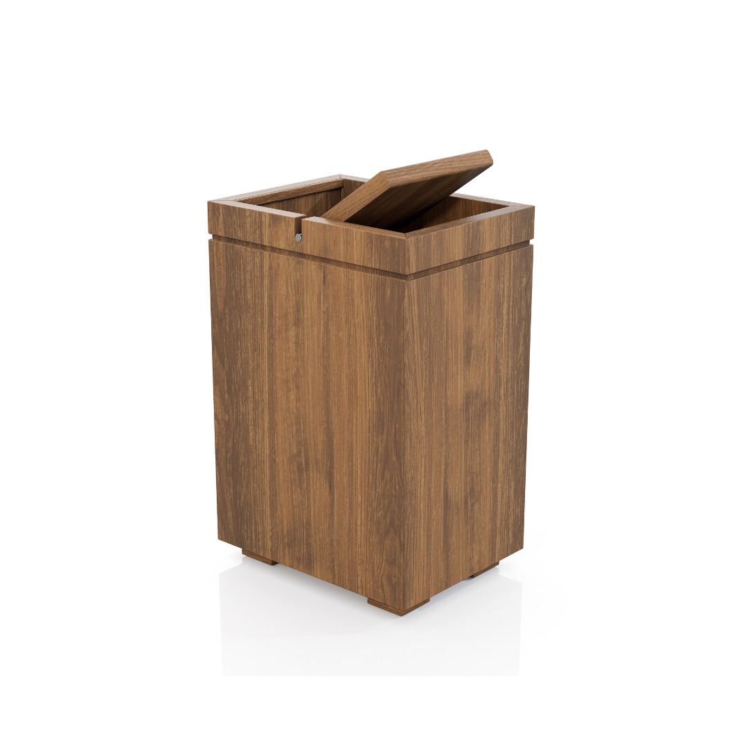 PAPELERA TAPA GIRATORIA SPS 0.29 X 0.43 X 0.22 M