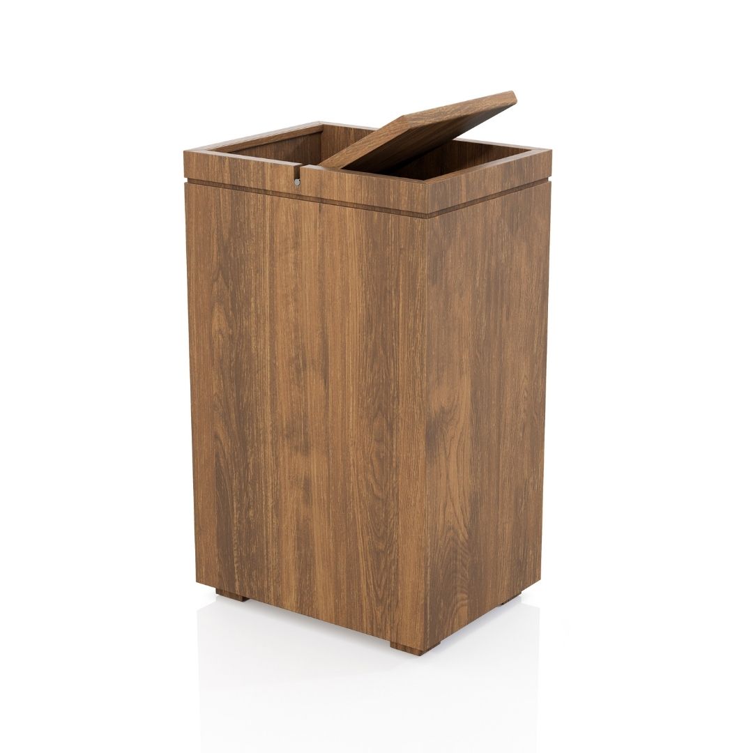 PAPELERA TAPA GIRATORIA SPS GD 0.4 X 0.65 X 0.3 M