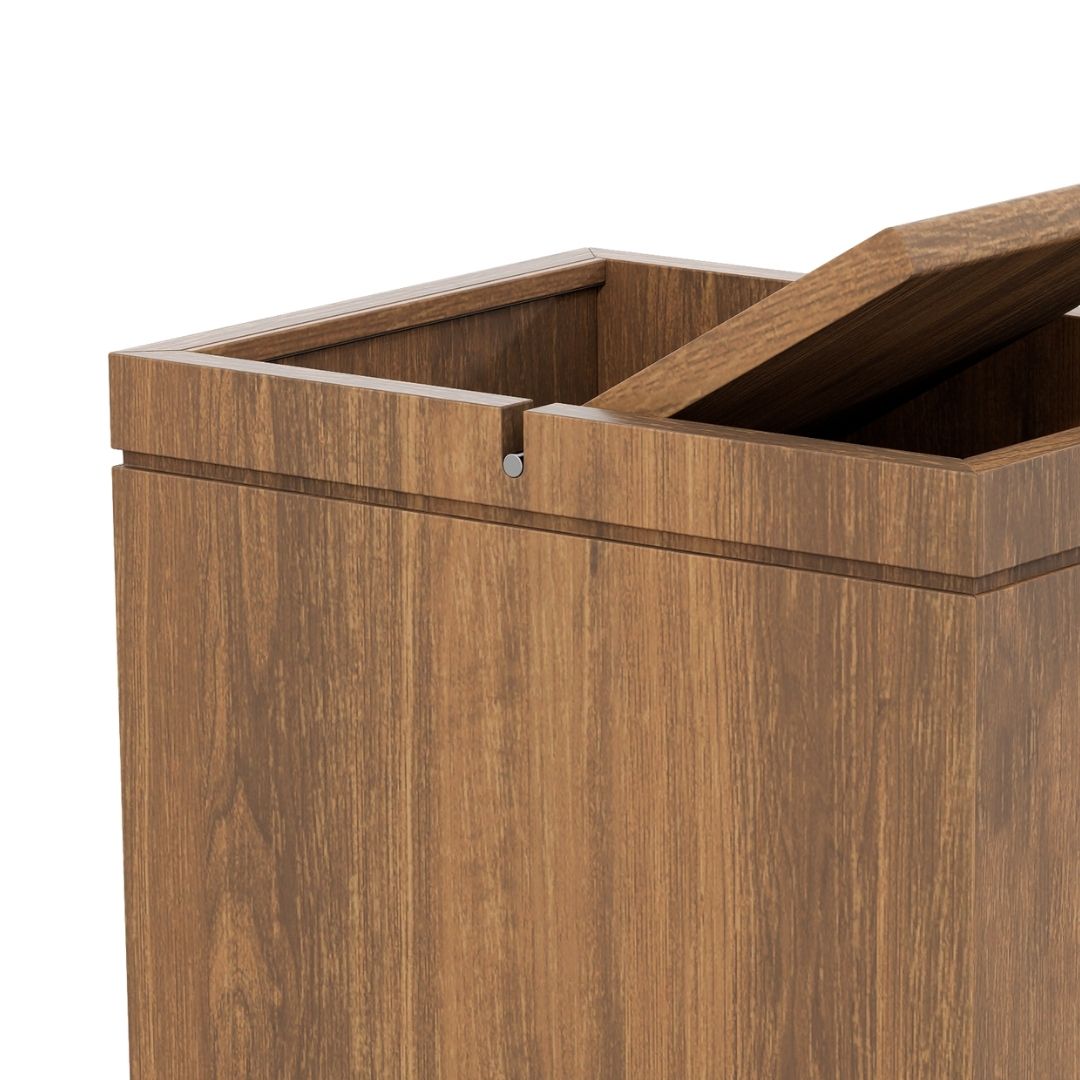 PAPELERA TAPA GIRATORIA SPS GD 0.4 X 0.65 X 0.3 M