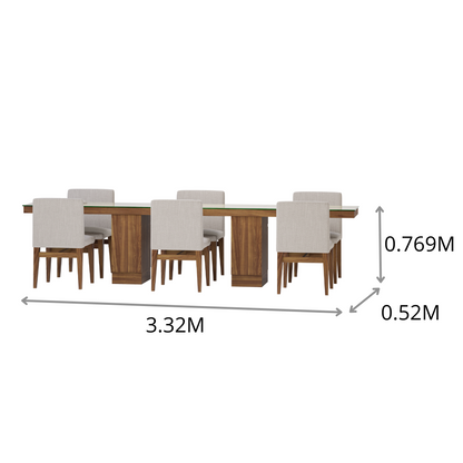 BARRA MANICURE KAN 3.32X0.76X0.52M