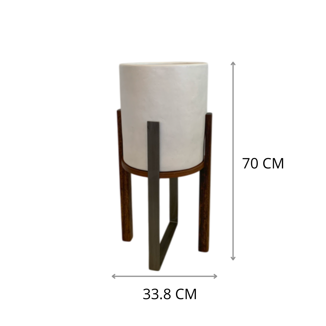 BASE CON FLORERO D´MESA GRAPA MD MT3033 0.338 X 0.7 X 0.306 M