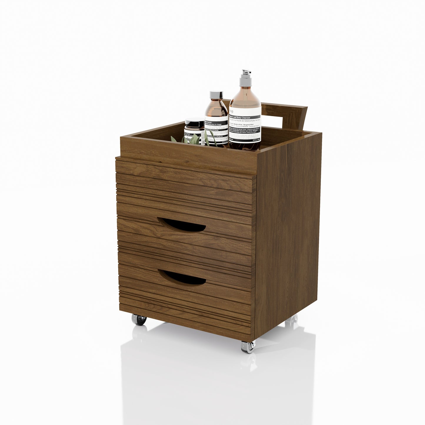 CARRITO AUX PEDICURE 3 CJNES CURVAS 0.41X0.58X0.39M