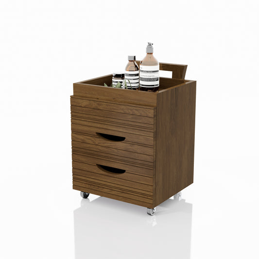 CARRITO AUX PEDICURE 3 CJNES CURVAS 0.41X0.58X0.39M