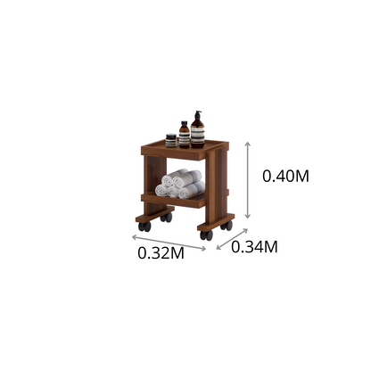 CARRITO AUX PEDICURE 2 NIV GYB 0.32X0.40X0.34M