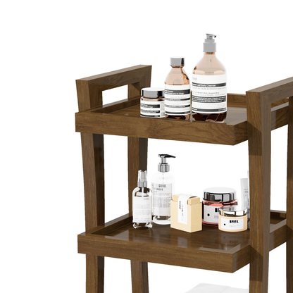 CARRITO AUX TERAPEUTA MINI 3 NIVELES CURVAS 0.42X0.75X0.40M