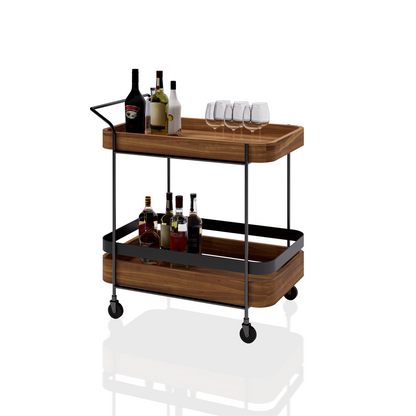 CARRITO AUX DE SERVICIO P VINOS ESQ CURVAS 0.80X0.90X0.50M
