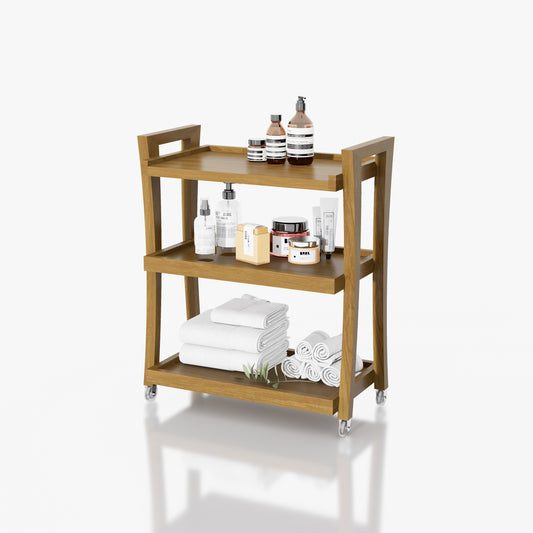 CARRITO TERAPEUTA 3 NIVELES CURVAS 0.62X0.75X35M