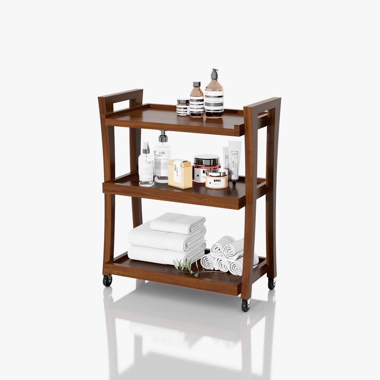 CARRITO TERAPEUTA 3 NIVELES CURVAS 0.62X0.75X35M