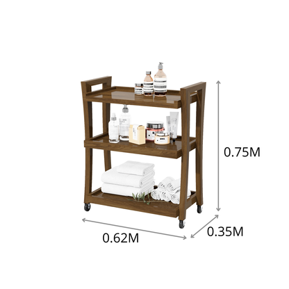 CARRITO TERAPEUTA 3 NIVELES CURVAS 0.62X0.75X35M