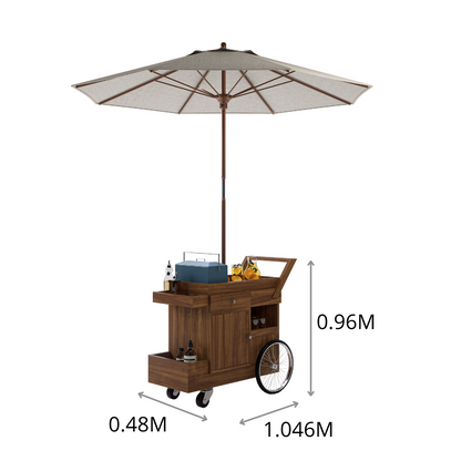 CARRITO AUXILIAR PARA ALBERCAS 0.48X0.96X1.046M