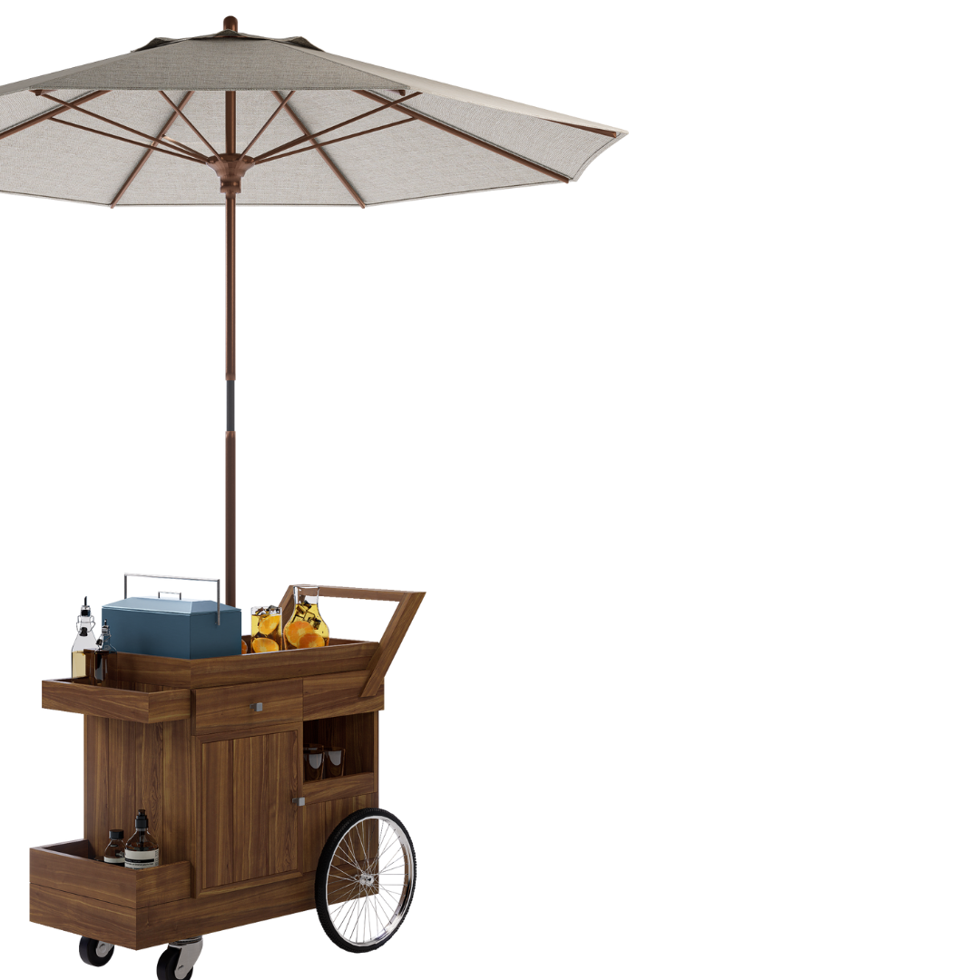 CARRITO AUXILIAR PARA ALBERCAS 0.48X0.96X1.046M