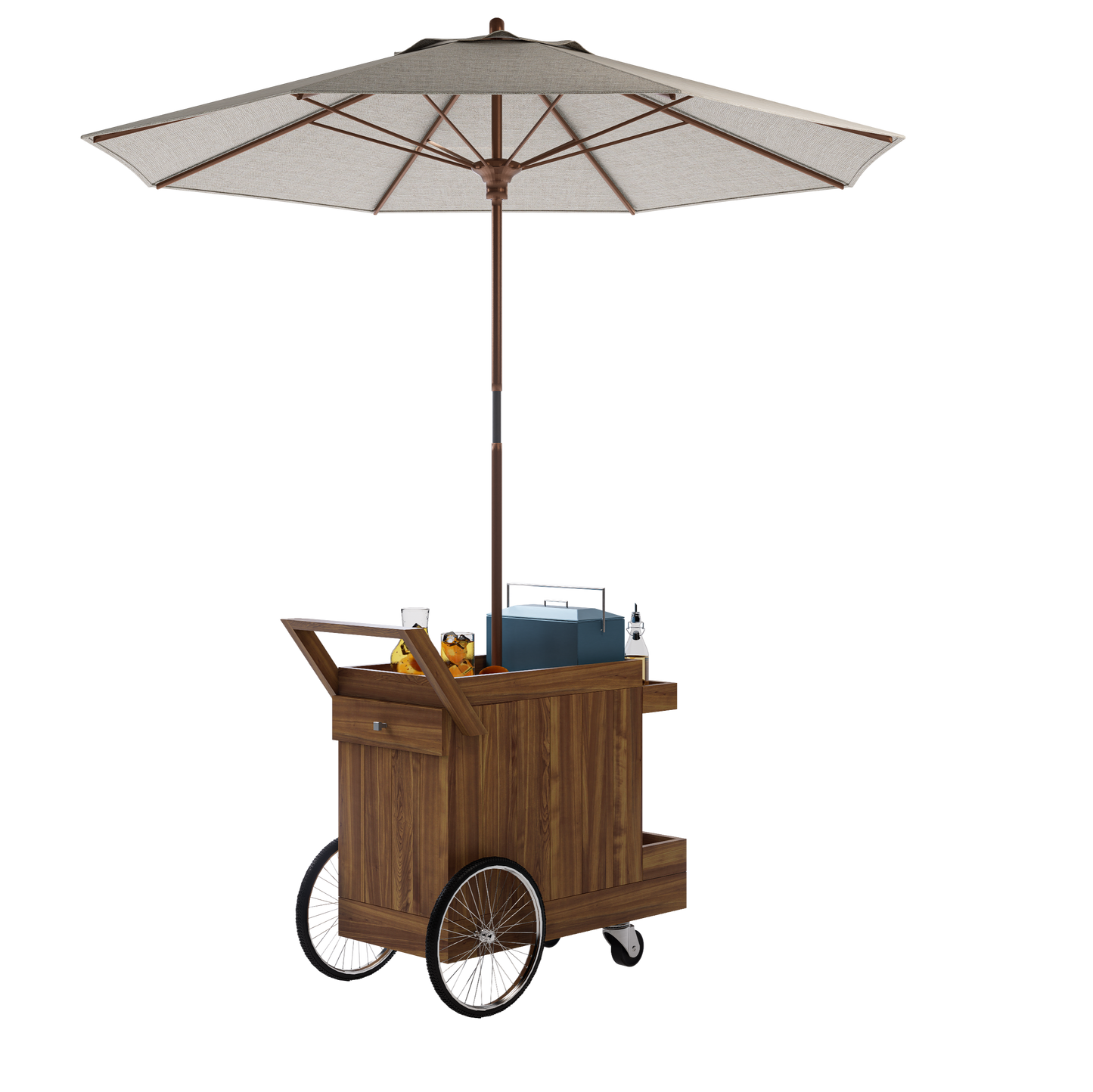 CARRITO AUXILIAR PARA ALBERCAS 0.48X0.96X1.046M