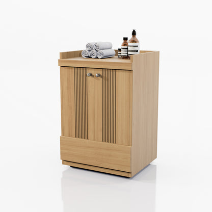 CARRITO AUX PARA HORNO TAIJI CON CHAROLA Y CJN GYB 0.60X0.90X0.52M