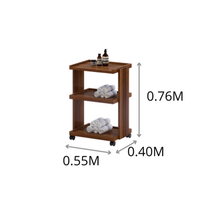 CARRITO AUX TERAPEUTA 3 NIVELES GYB 0.55X0.76X0.40M