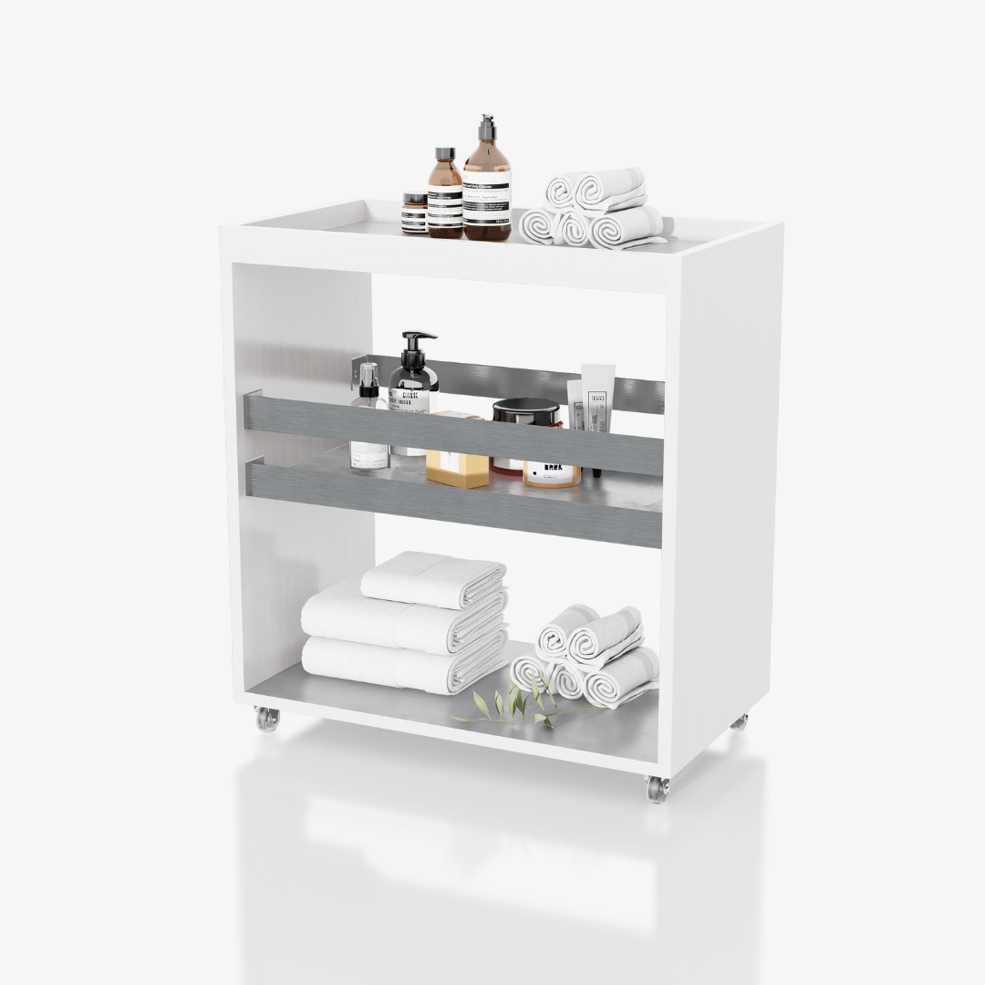 CARRITO AUX TERAPEUTA FOLIE 3 NIVELES 0.70X0.75X0.40M