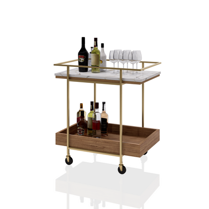 CARRITO AUX DE SERVICIO DOBLE T VARI 0.80X0.85X0.50M