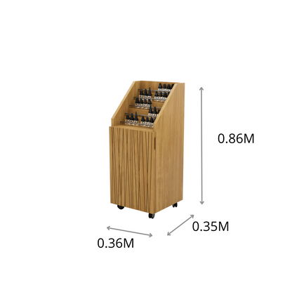 CARRITO ESMALTES  CON GVT PALMA  0.36X0.86X0.35M