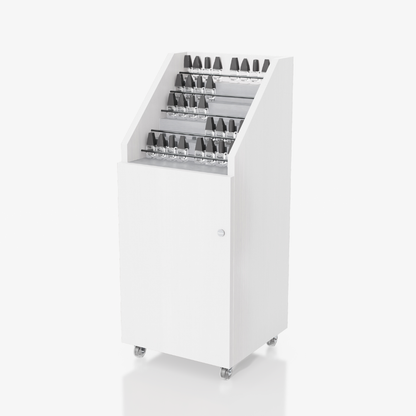 CARRITO ESMALTES FOLIE CON GAVETA  0.36X0.86X0.35M