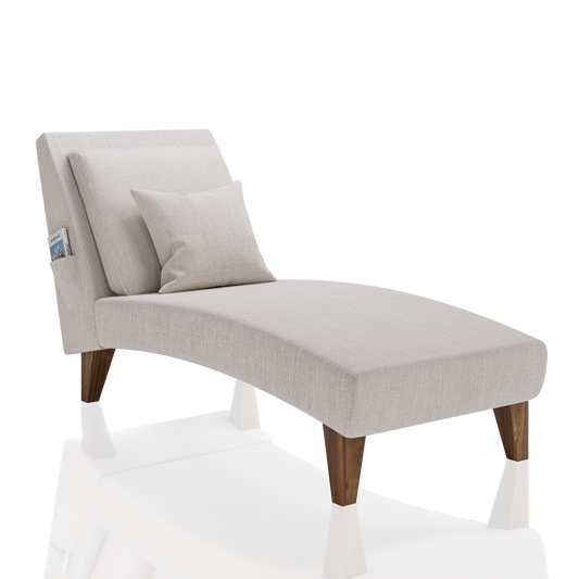 CHAISE CURVO INDIVIDUAL FOLIE 208cmx99cmx80cm  2.8X0.99X0.80M