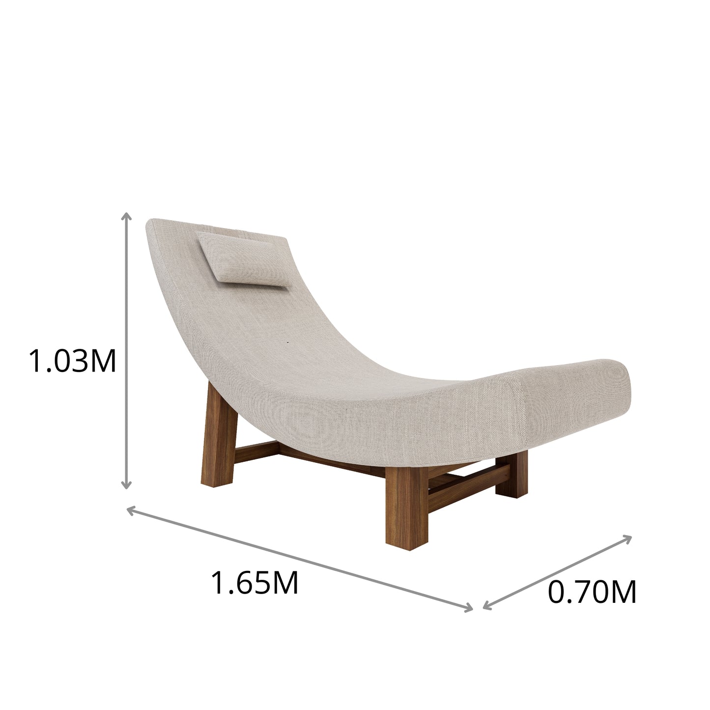 CHAISE HAMACA 0.70X1.03X1.65M