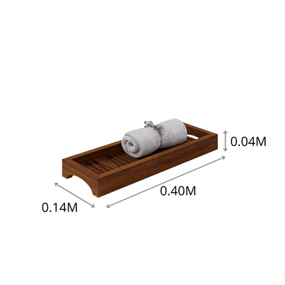 CHAROLA AMENIDADES RECT PALMA 0.40X0.04X0.14M