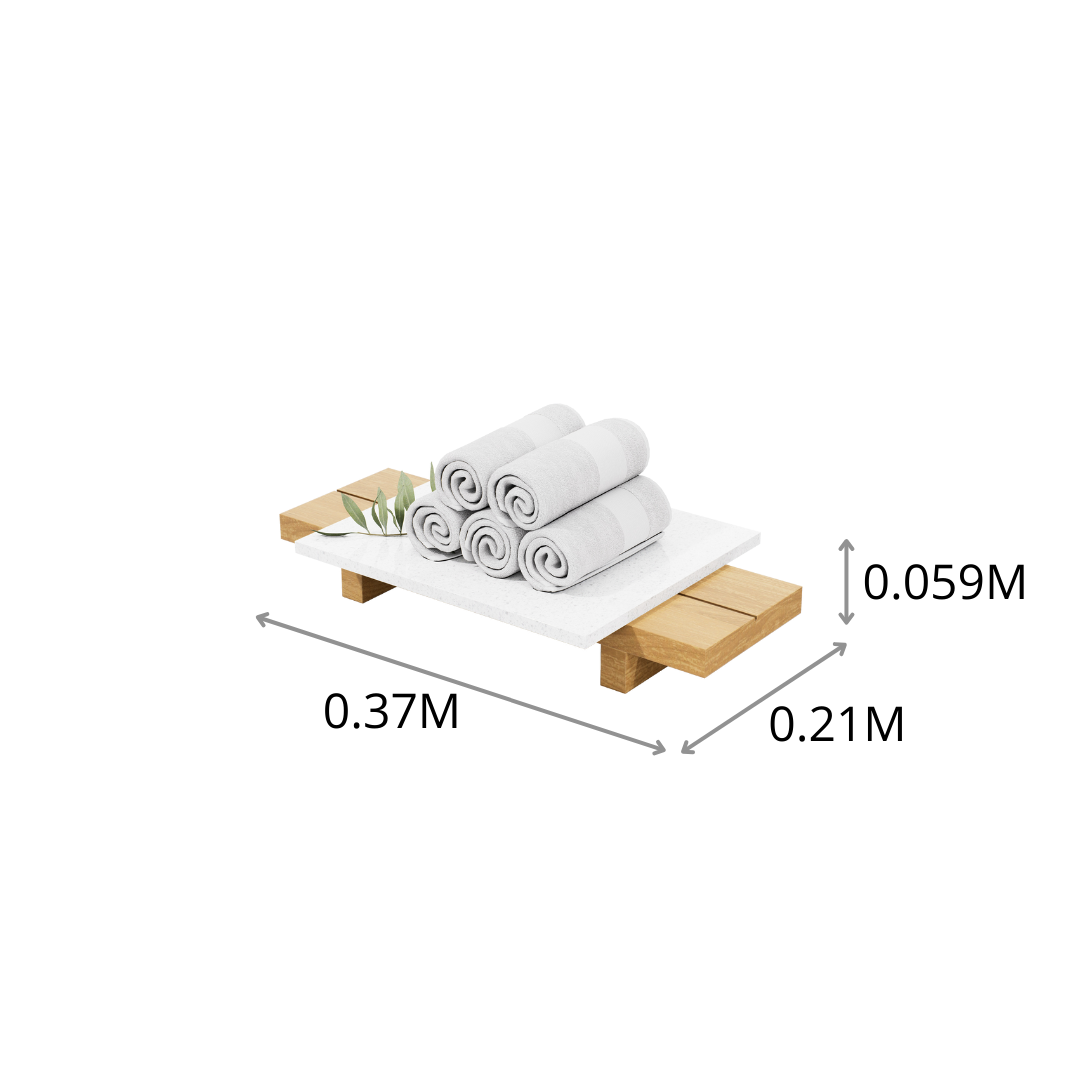 CHAROLA PLACA CORAL 0.37X0.059X0.21M