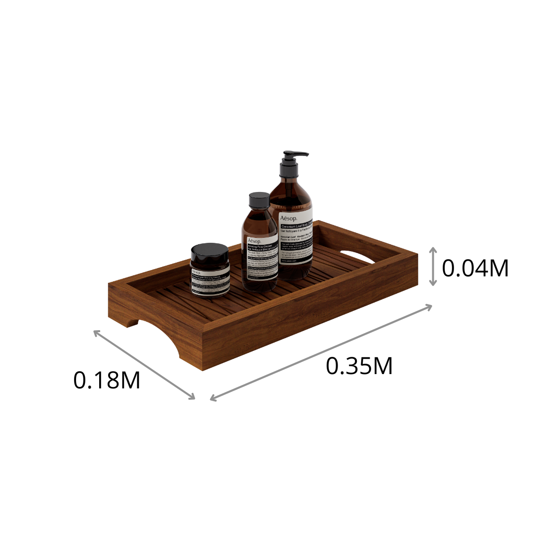 CHAROLA AMENIDADES PALMA 0.35X0.04X0.18M