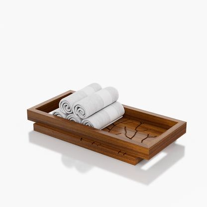 CHAROLA CUADRITOS CORAL 0.38X0.5X0.32M