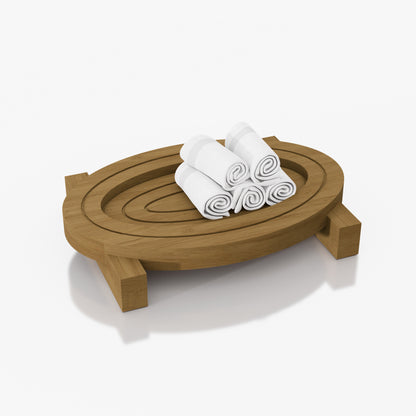 CHAROLA OVAL RAUTERS LINEA RUSTIK 0.30X0.5X0.20M