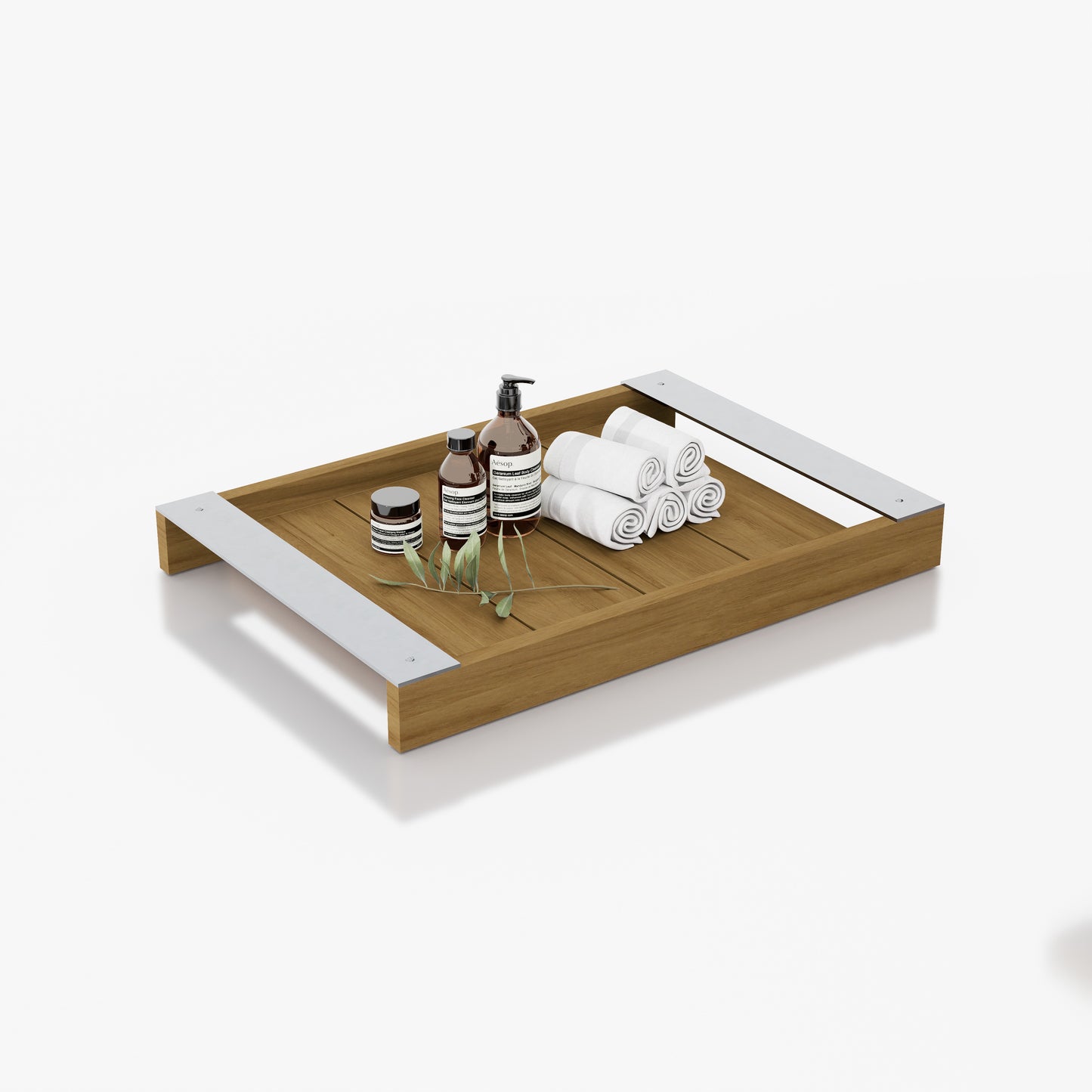 CHAROLA TABLONES AMENIDADES LINEA RUSTIK  0.50X0.05X0.35M