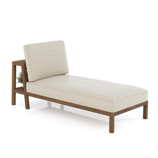 CONJUNTO CHAISE RUSTIK REPISA RESPALDO 0.80X1.0X1.95M