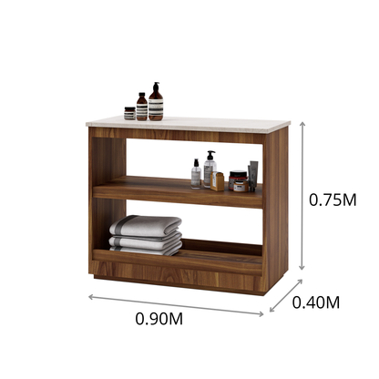 CREDENZA  AUX 3NIV C_CUB MARMOL SPS 0.90x0.75x0.40 M