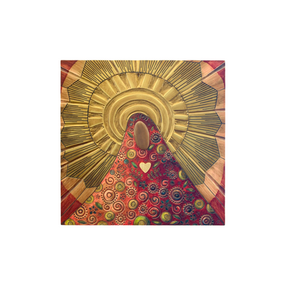 CUADRO VIRGEN MOSAICOS A 0.8 X 0.8 X 0.075 M